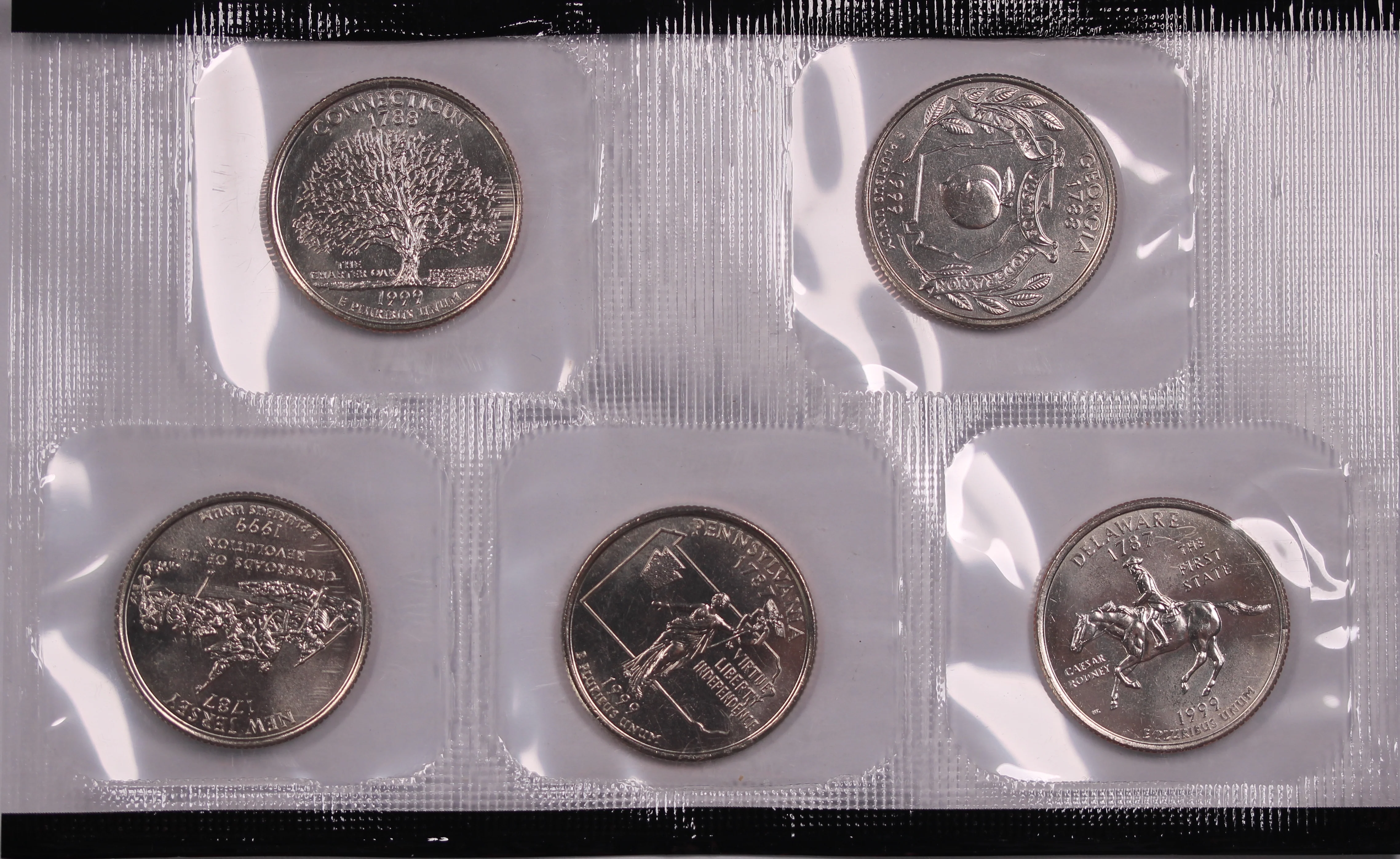USA 1999 Denver Uncirculated Coin Set - Image 3