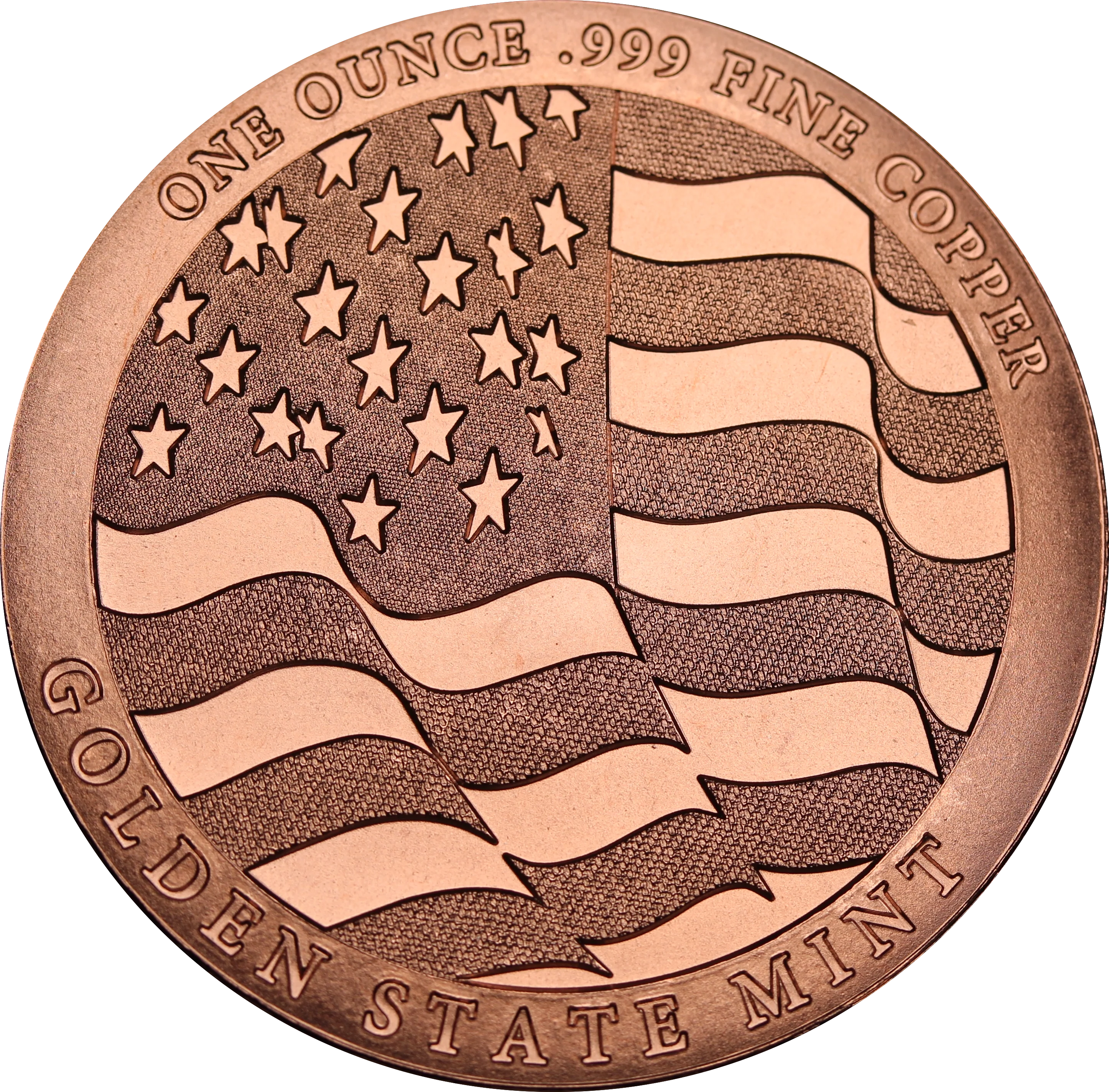USA 1oz Copper Eagle Round - Image 2