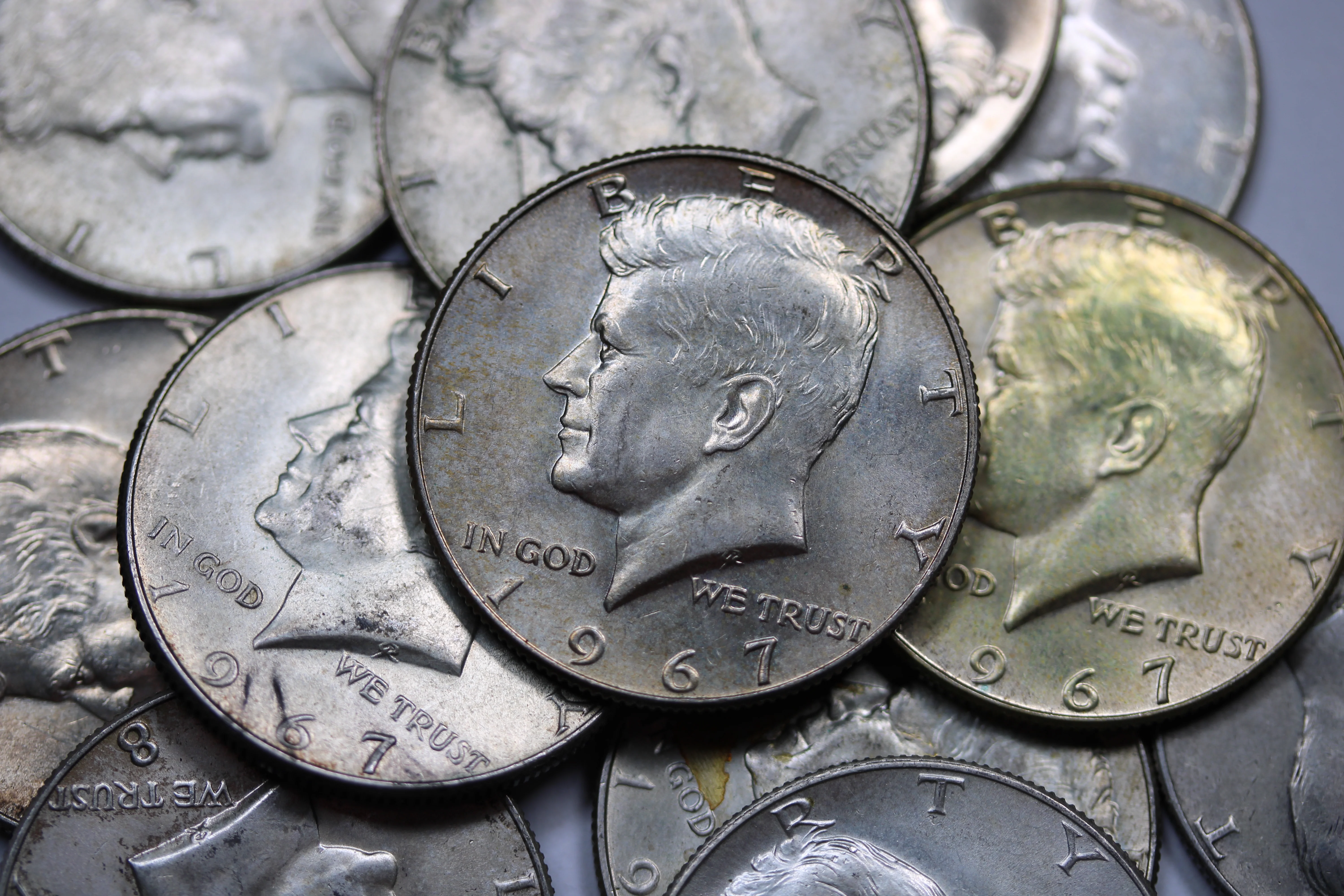 USA Kennedy Half Dollar Circulated 40% Silver Coin