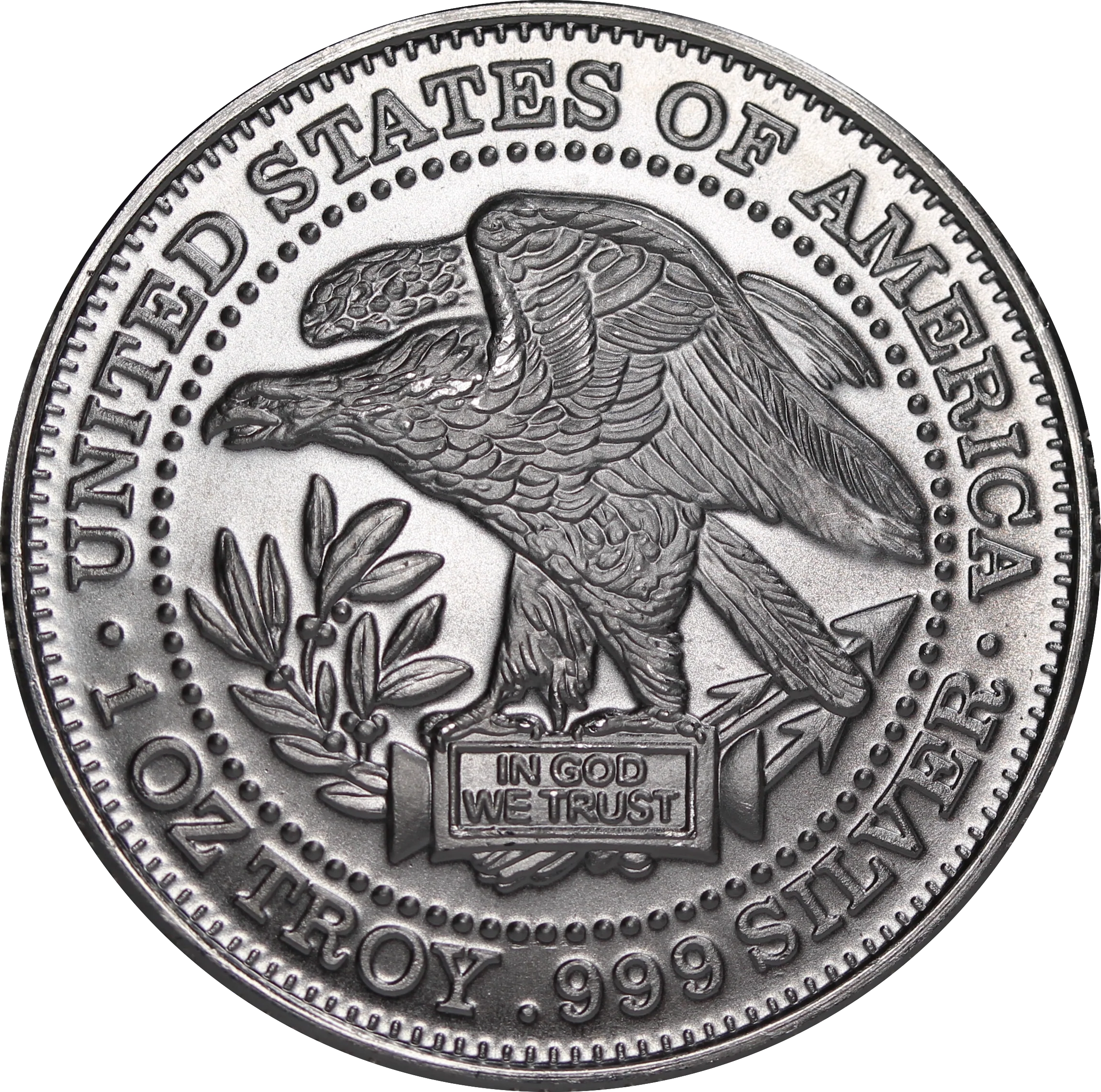 USA NWT Trade Unit 1oz Silver Eagle Round