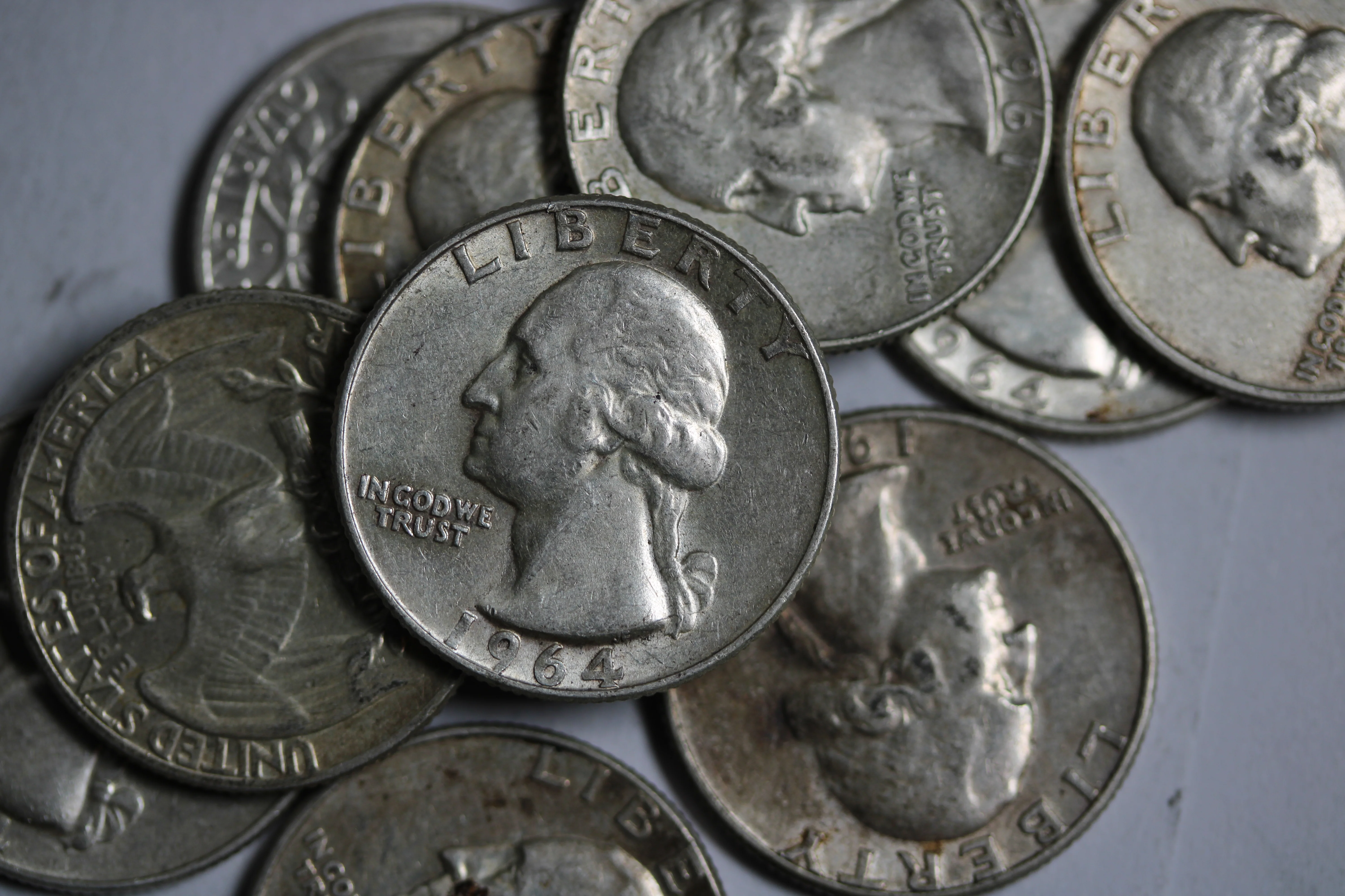 USA Washington Quarter Circulated 90% Silver Coin
