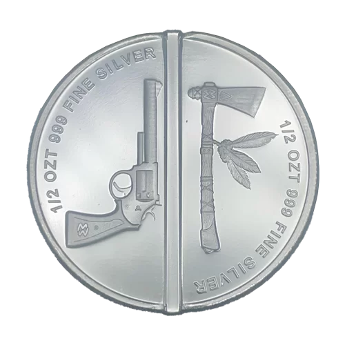Western Warrior Divisible 1oz Silver Round - Image 2