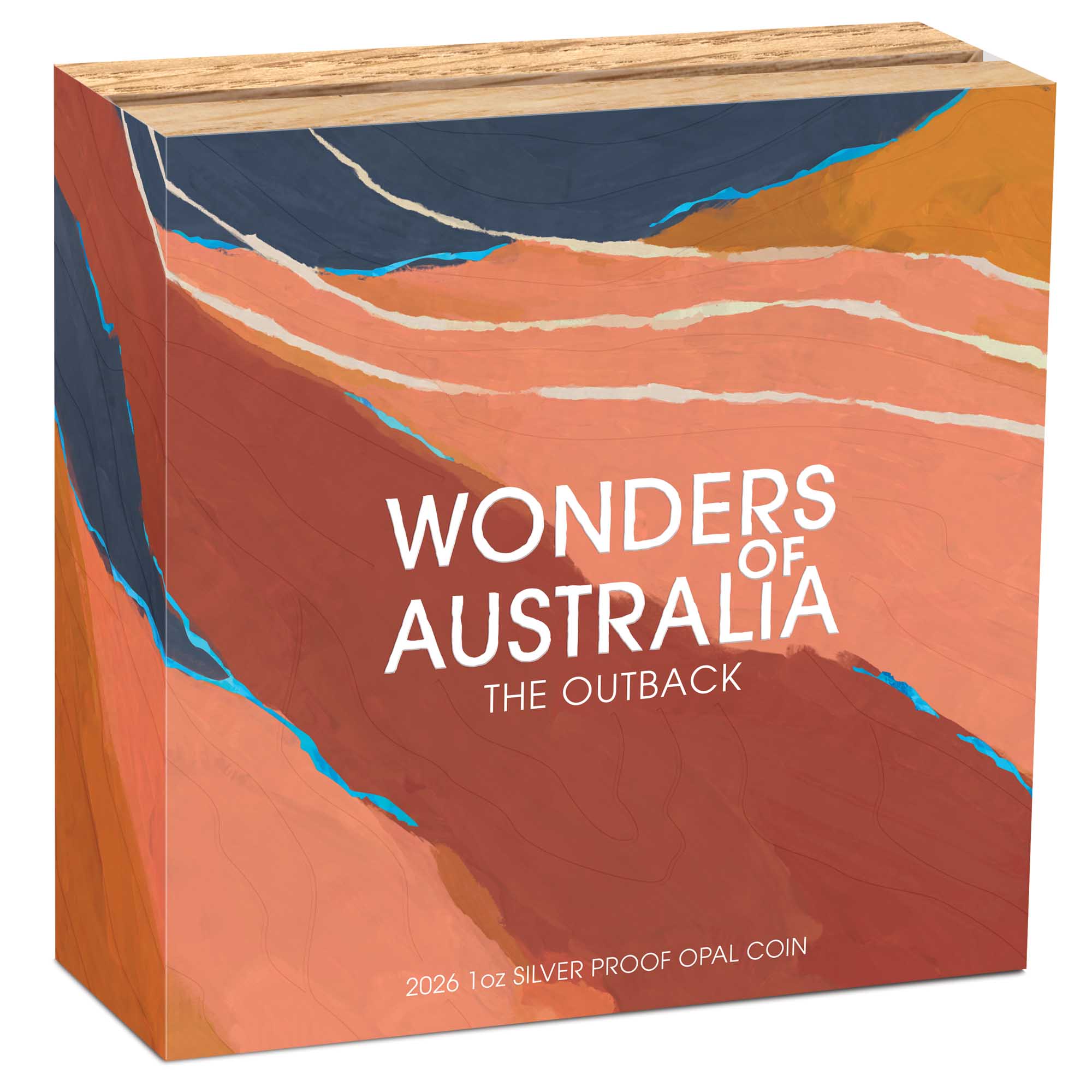 Wonders of Australia - The Outback 2026 1oz Silver Proof Opal Coin - Image 4